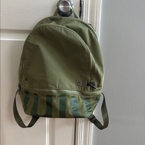 lululemon athletica Olive Green Backpack